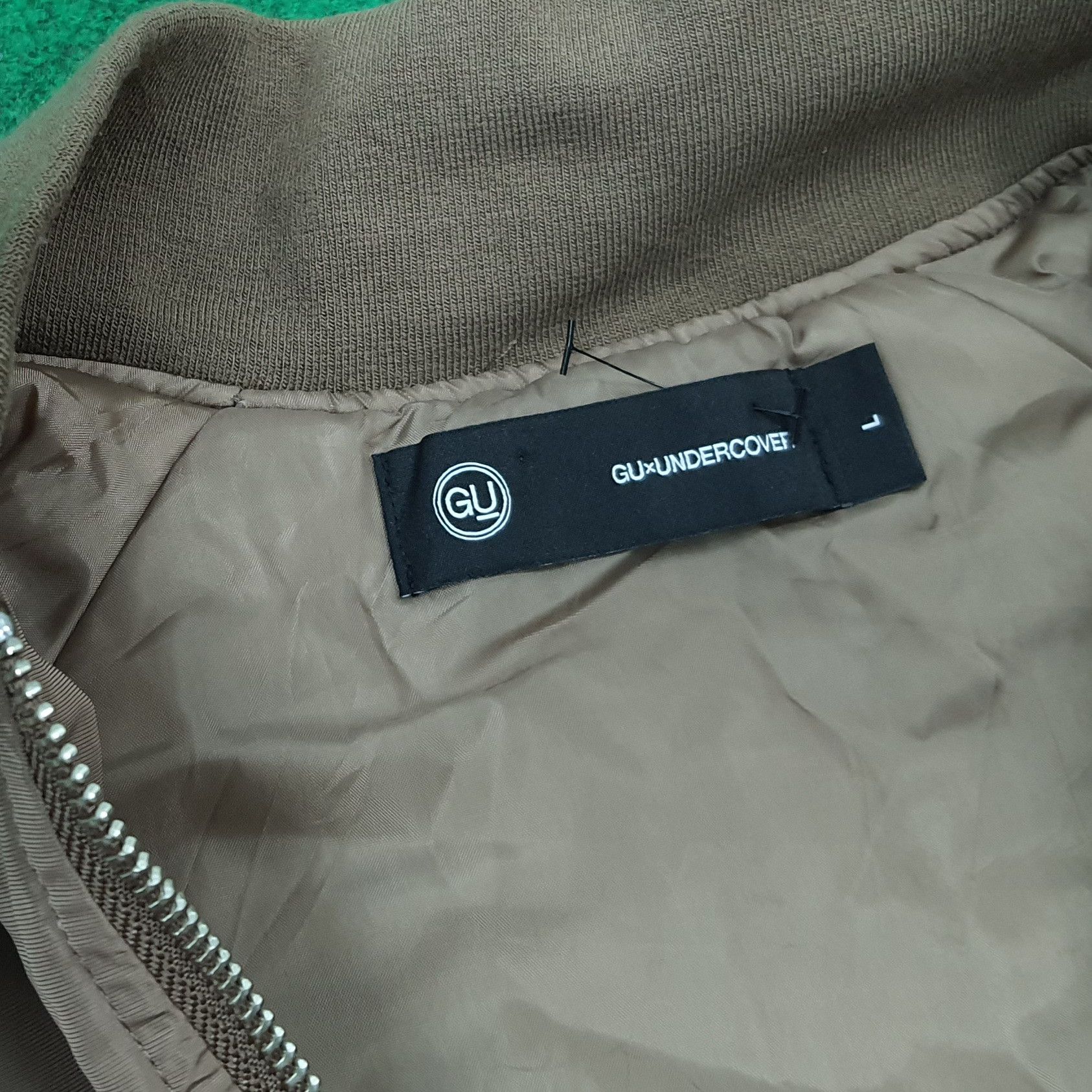GU × Undercover Vintage GU Undercover Custom Logo Bomber Jacket C275N10 Size US L / EU 52-54 / 3 - 5 Thumbnail