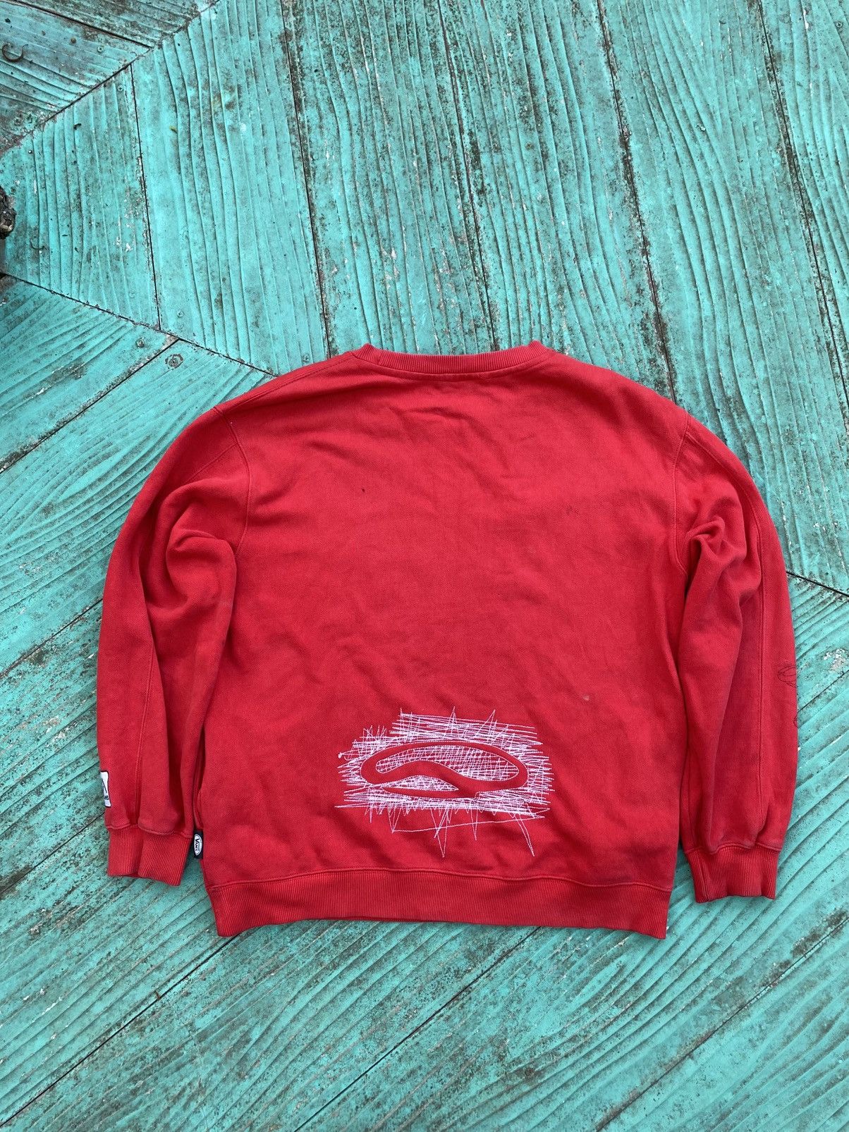 Vans Vans 90s vintage red sweatshirt Size US XL / EU 56 / 4 - 10 Thumbnail