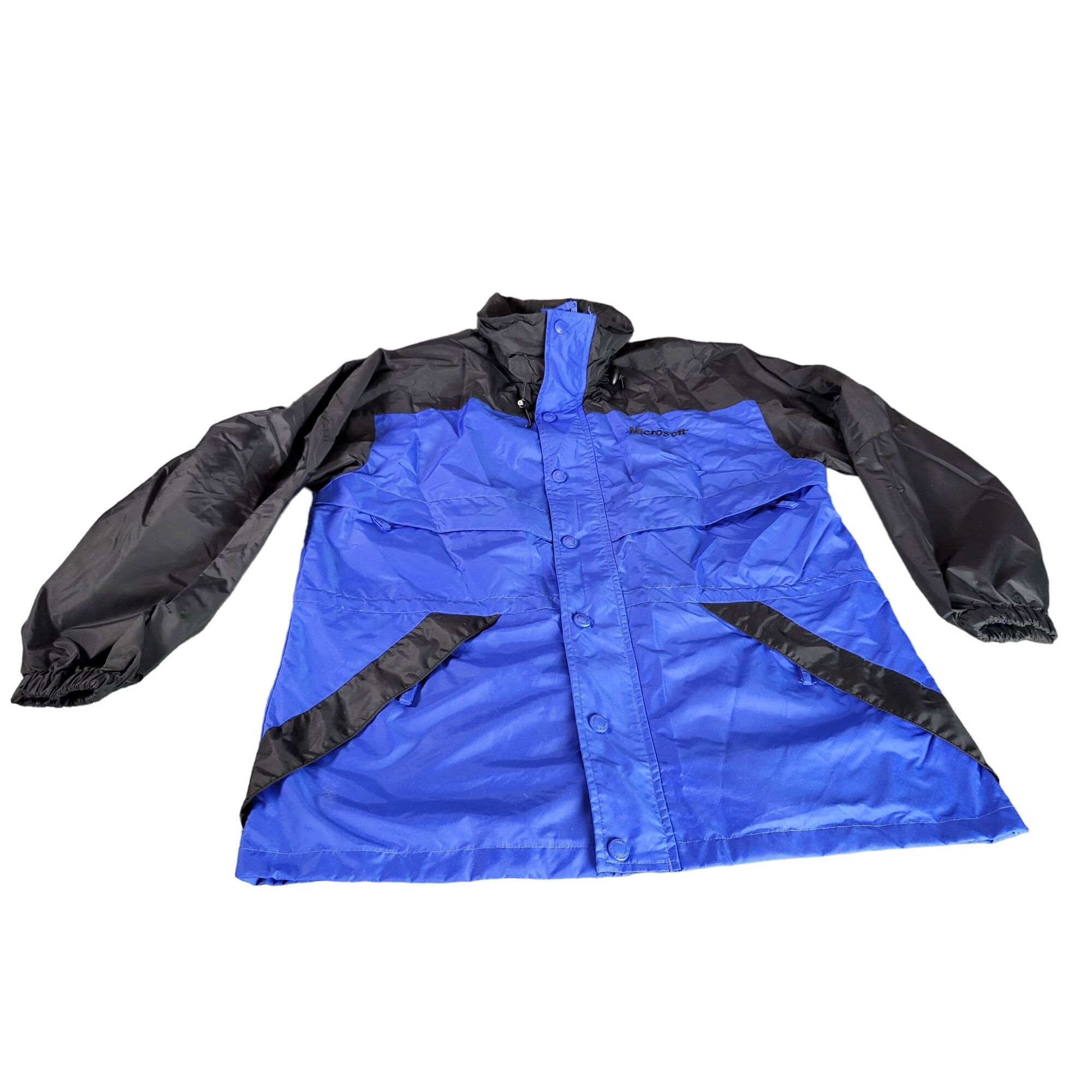 Microsoft Microsoft Rivers End Dry Wear Jacket Men Sz L Blue Black Wat Size US L / EU 52-54 / 3 - 1 Thumbnail