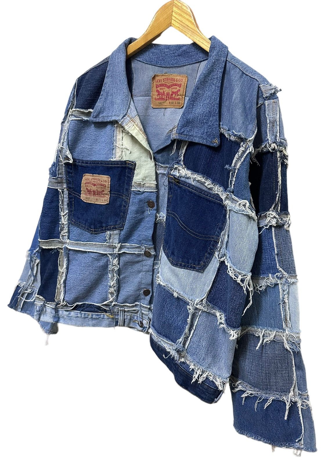 Hysteric Glamour × If Six Was Nine × Le Grande Bleu (L.G.B.) Reconstructed Levis Hagi Jeans Hysteric Glamour Jacket RARE Size US M / EU 48-50 / 2 - 2 Thumbnail