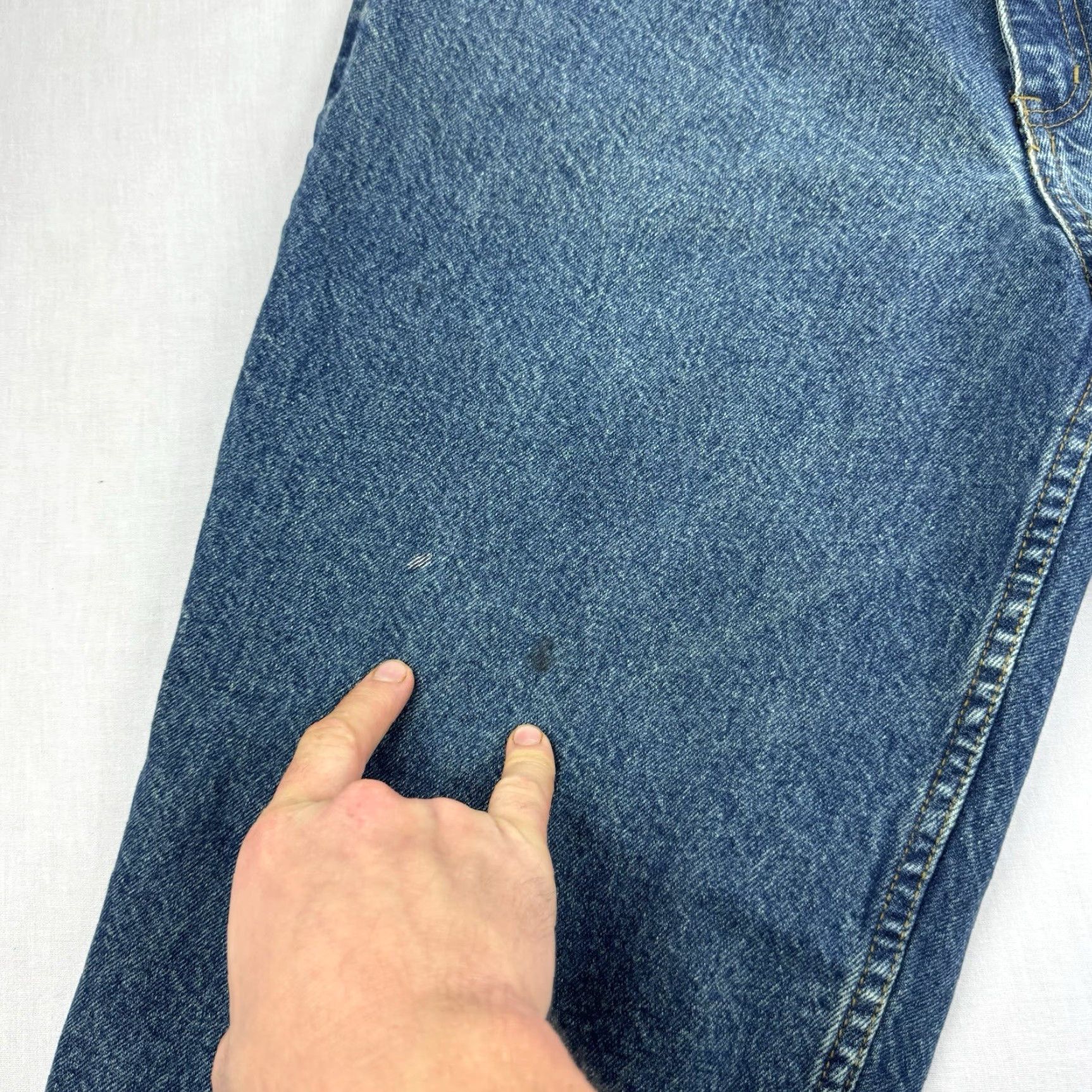 Anchor Blue VINTAGE Anchor Blue Jeans Relaxed Men 38x30 Blue Grunge 90s Y2K Hip Hop Skater Punk Size US 38 / EU 54 - 5 Thumbnail
