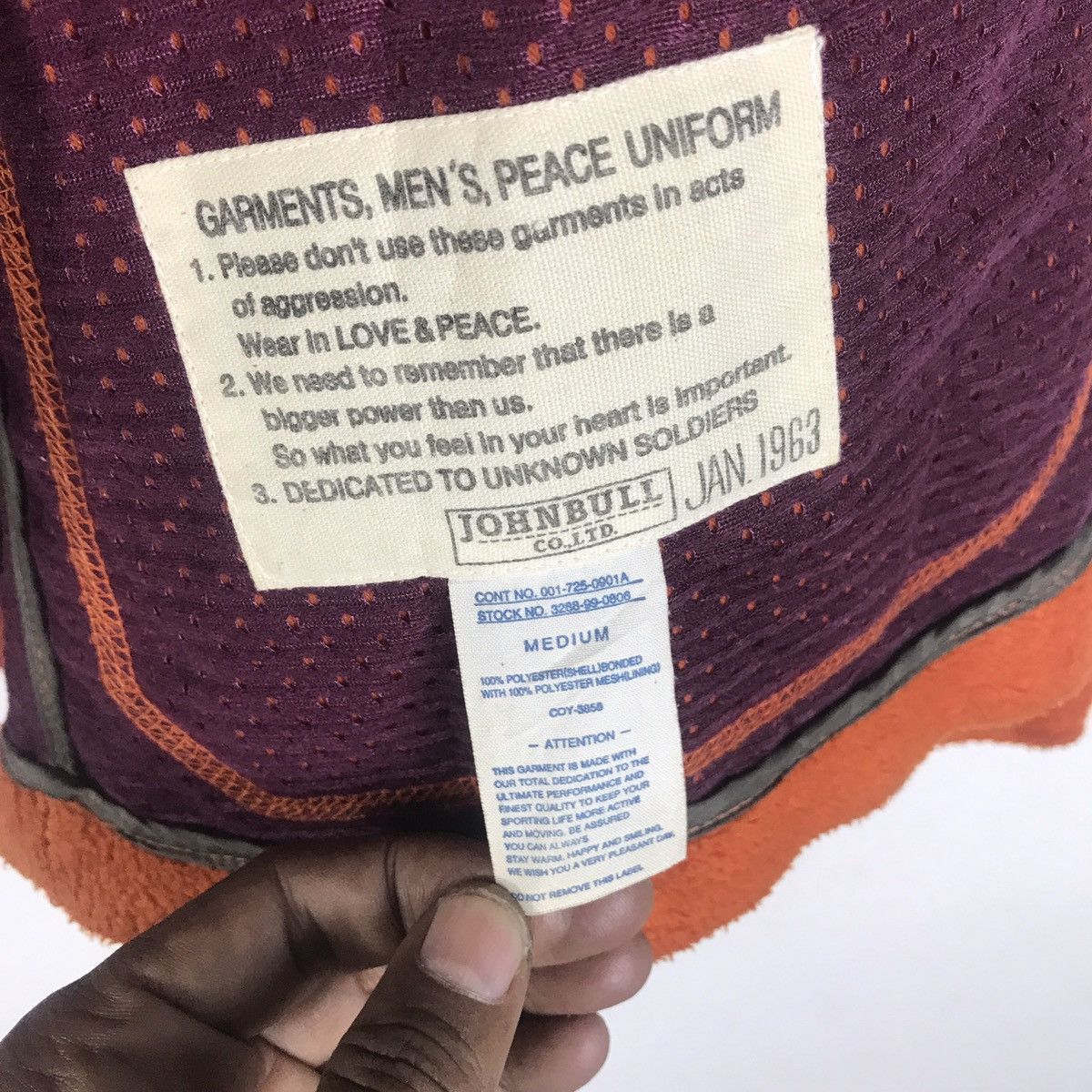 Johnbull × Vintage 🔥Rare🔥Vintage 1963 John Bull Sherpa Fleece Chore Jacket Size US M / EU 48-50 / 2 - 8 Thumbnail