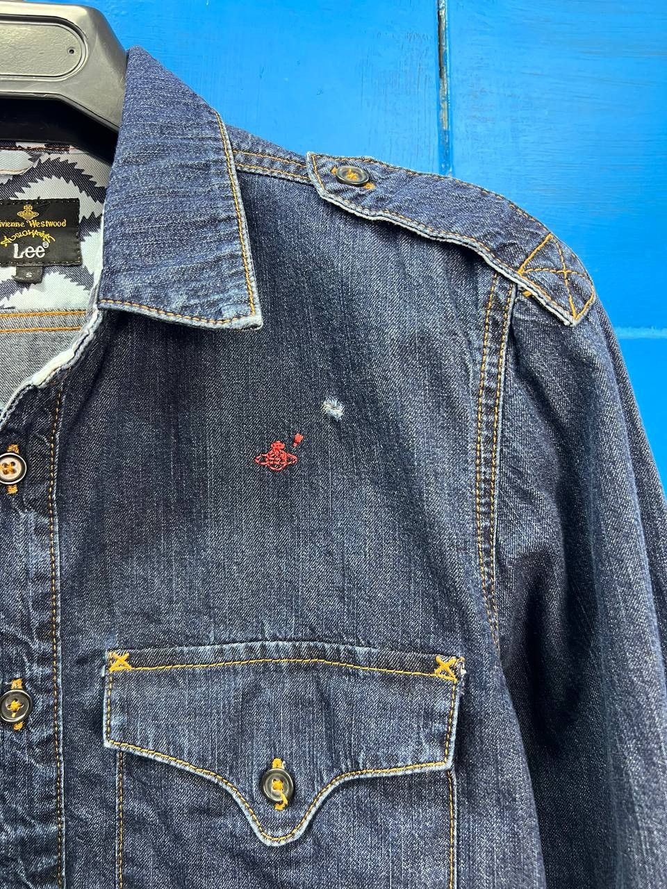 Lee × Vivienne Westwood Vivienne Westwood X Lee Denim Shirt Buttons Long Sleeve Men Size US S / EU 44-46 / 1 - 6 Thumbnail