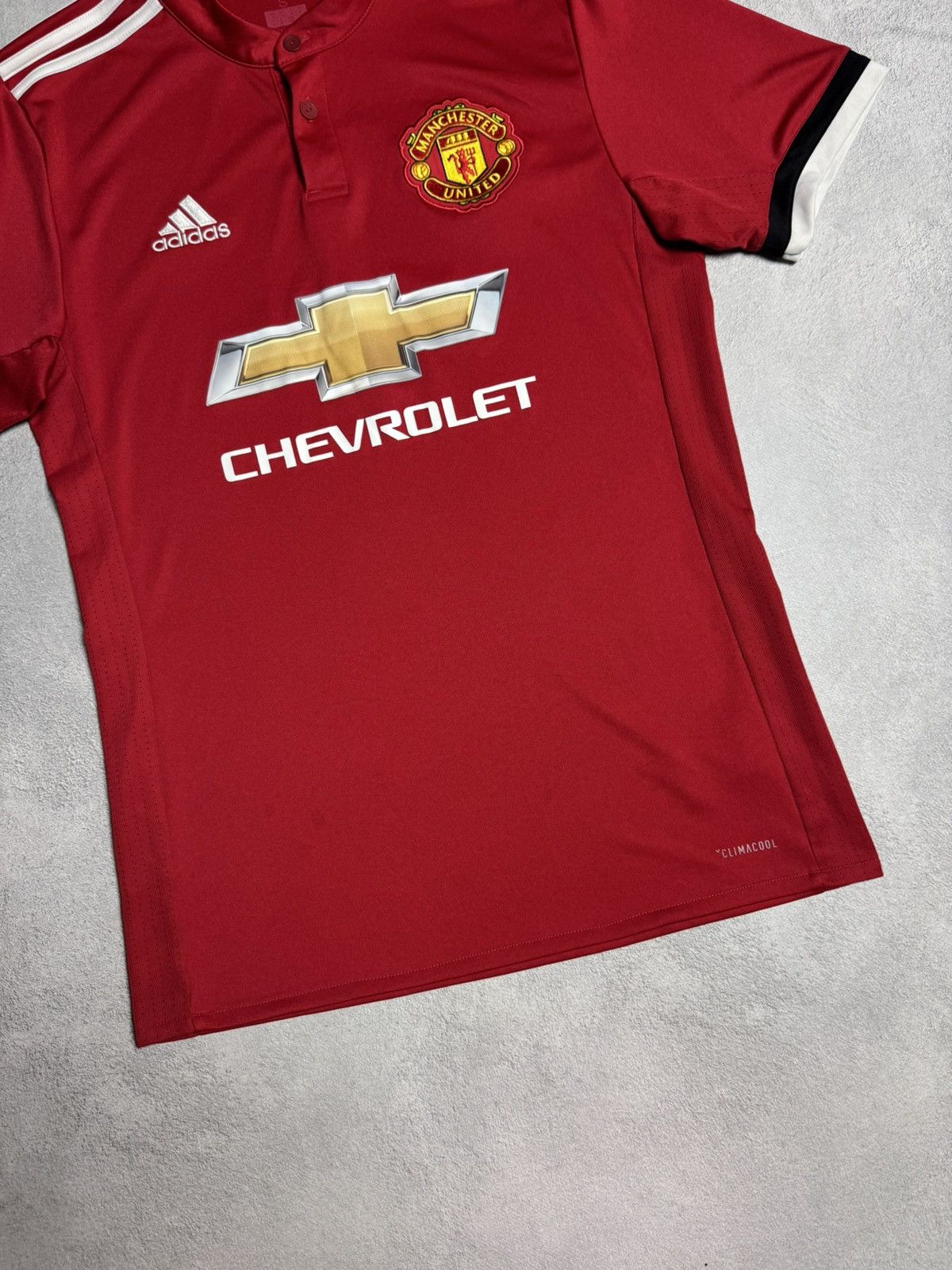 Adidas Manchester United 2017 2018 Home Shirt Soccer Jersey Adidas Size US S / EU 44-46 / 1 - 4 Thumbnail