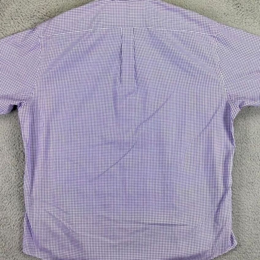 Vintage Turtleson Shirt Mens XL Purple Button Up Check Long Sleeve Pocket Casual EUC Size US XL / EU 56 / 4 - 2 Thumbnail