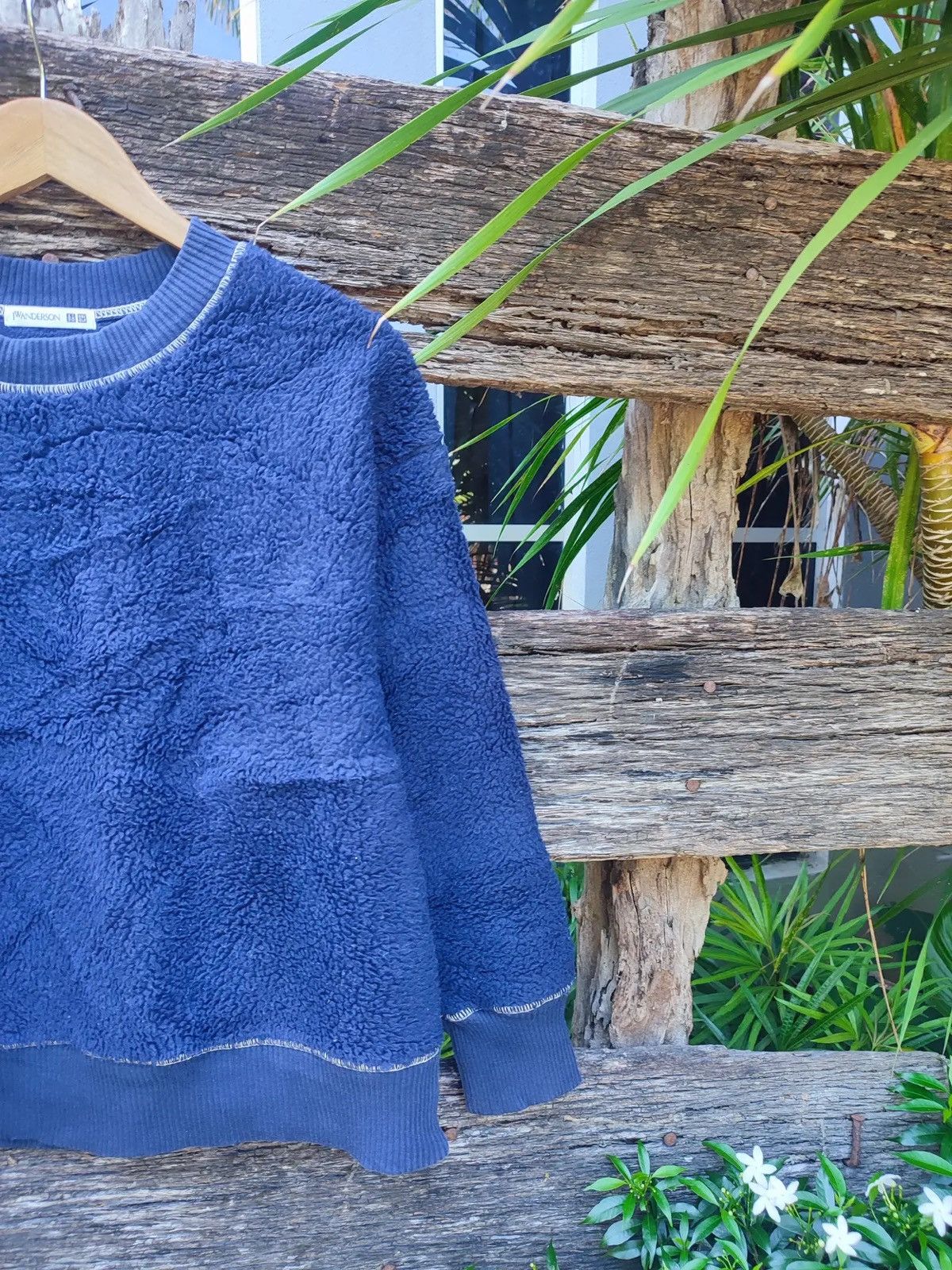 JW Anderson × Uniqlo JW Anderson x Uniqlo Navy Fleece Pullover Size US M / EU 48-50 / 2 - 4 Thumbnail
