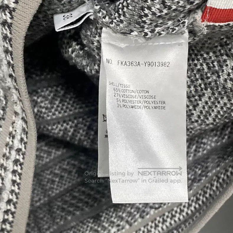 Thom Browne Thom Browne Slim Fit Gray Knit Short Sleeve Size XS / US 0-2 / IT 36-38 - 6 Thumbnail