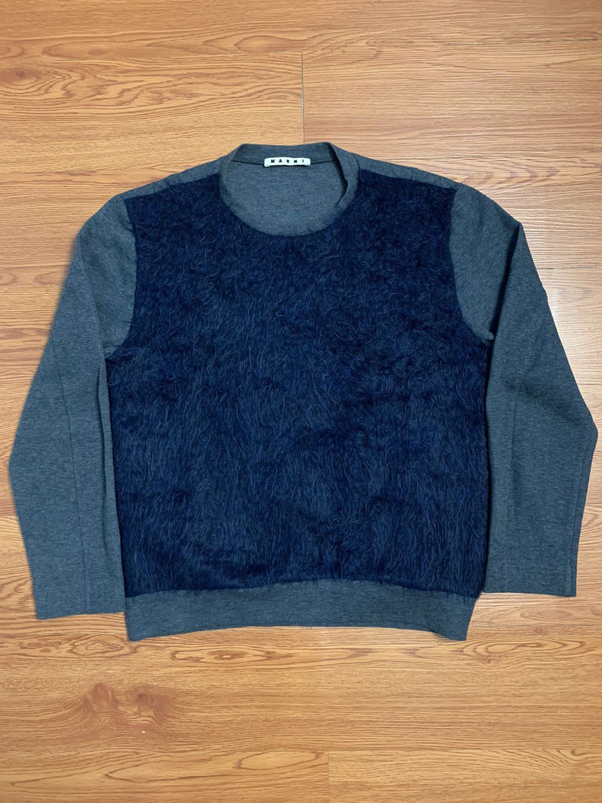 image of Marni Mohair Chest Sweater, Men's (Size Small)