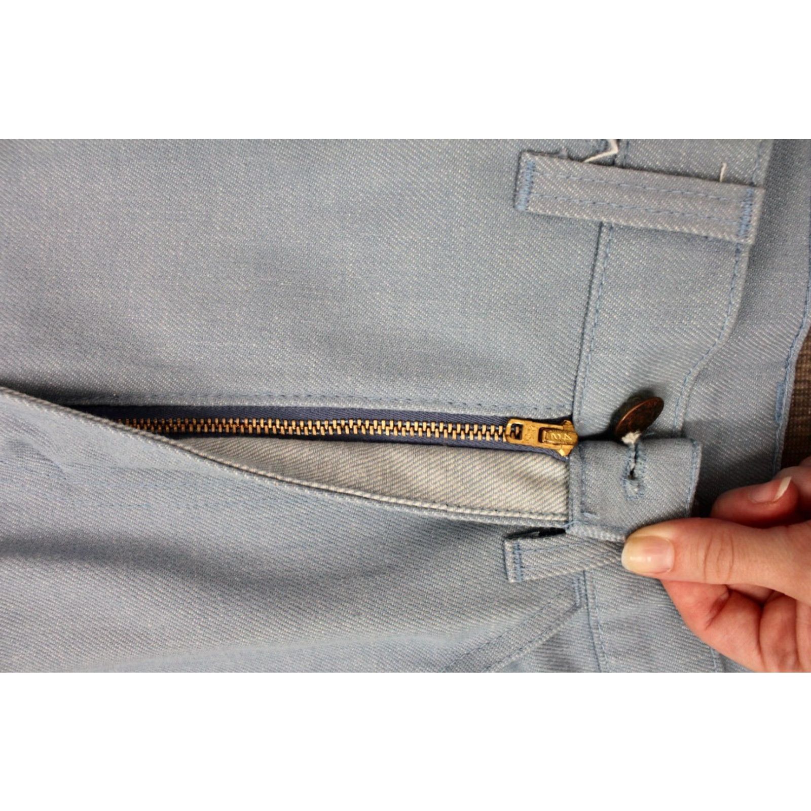 Levi's VINTAGE Levi's Pants Mens 1960s Sta-Prest Blue Big E 32x23.5 60s Jeans Size US 32 / EU 48 - 6 Thumbnail