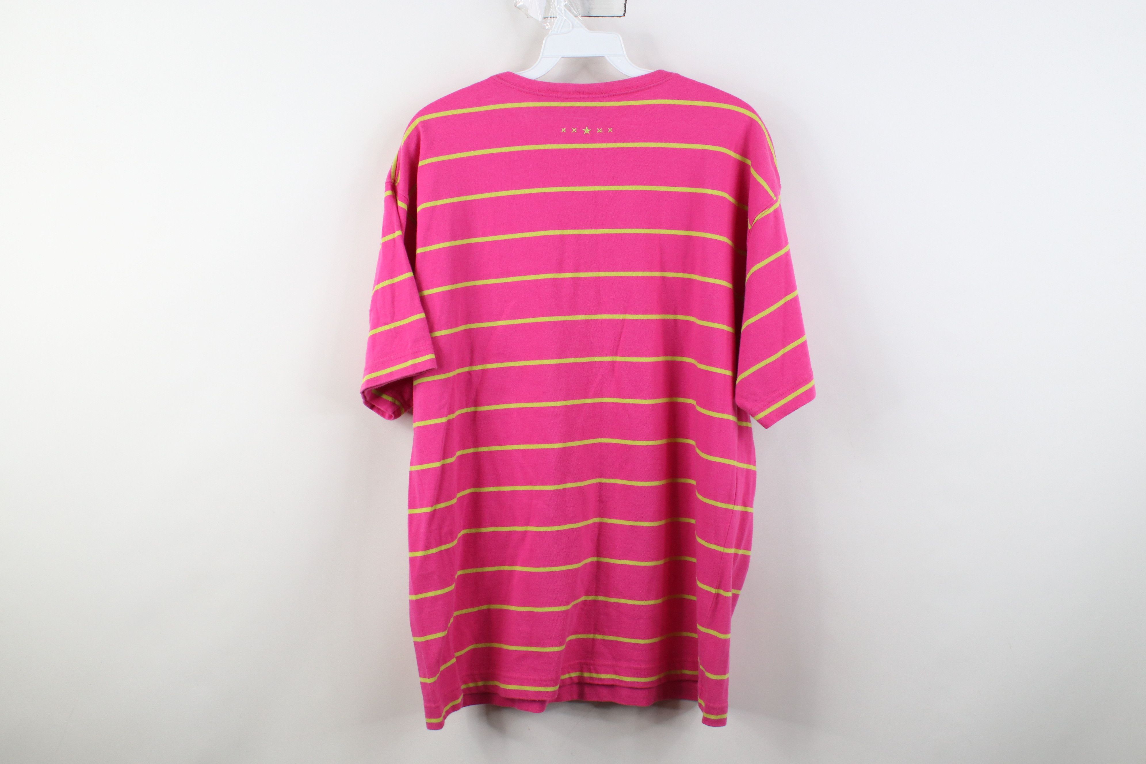 Dockers Vintage 90s Dockers Levi's Striped Pocket T-Shirt Pink USA Size L / US 10 / IT 46 - 11 Thumbnail