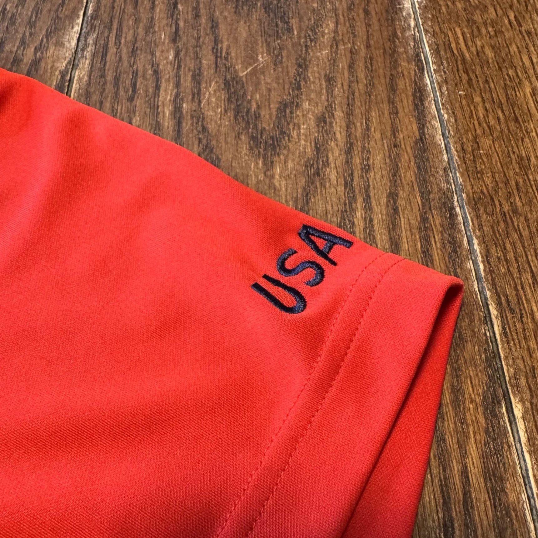 Adidas Adidas Golf Polo Mens Large USA Red Size US L / EU 52-54 / 3 - 3 Thumbnail