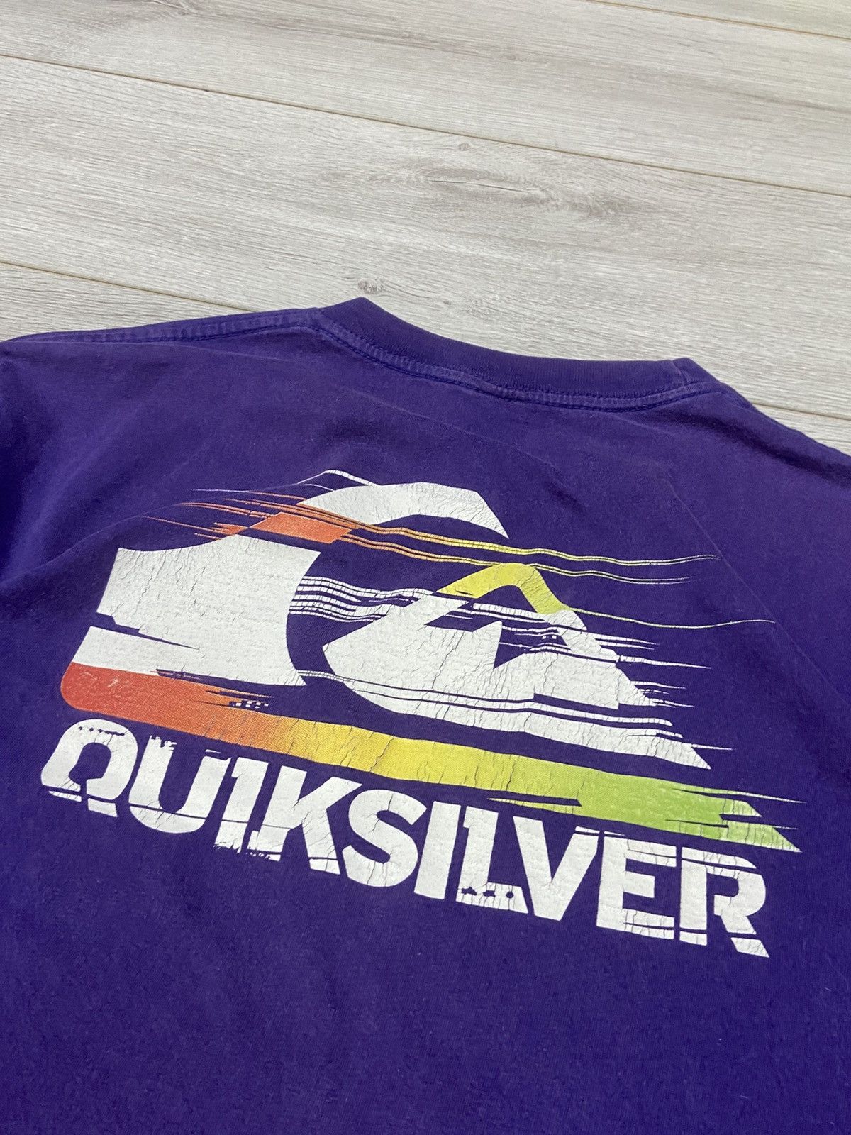 Quiksilver Quiksilver vintage big logo print t-shirt Size US XL / EU 56 / 4 - 11 Thumbnail