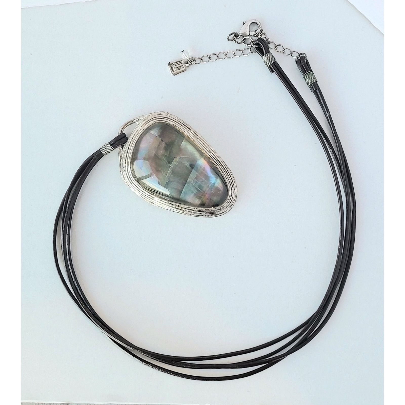 Robert Lee Morris Abalone Pendant Necklace Vintage RLM Robert Lee Morris Soho Size ONE SIZE - 2 Thumbnail