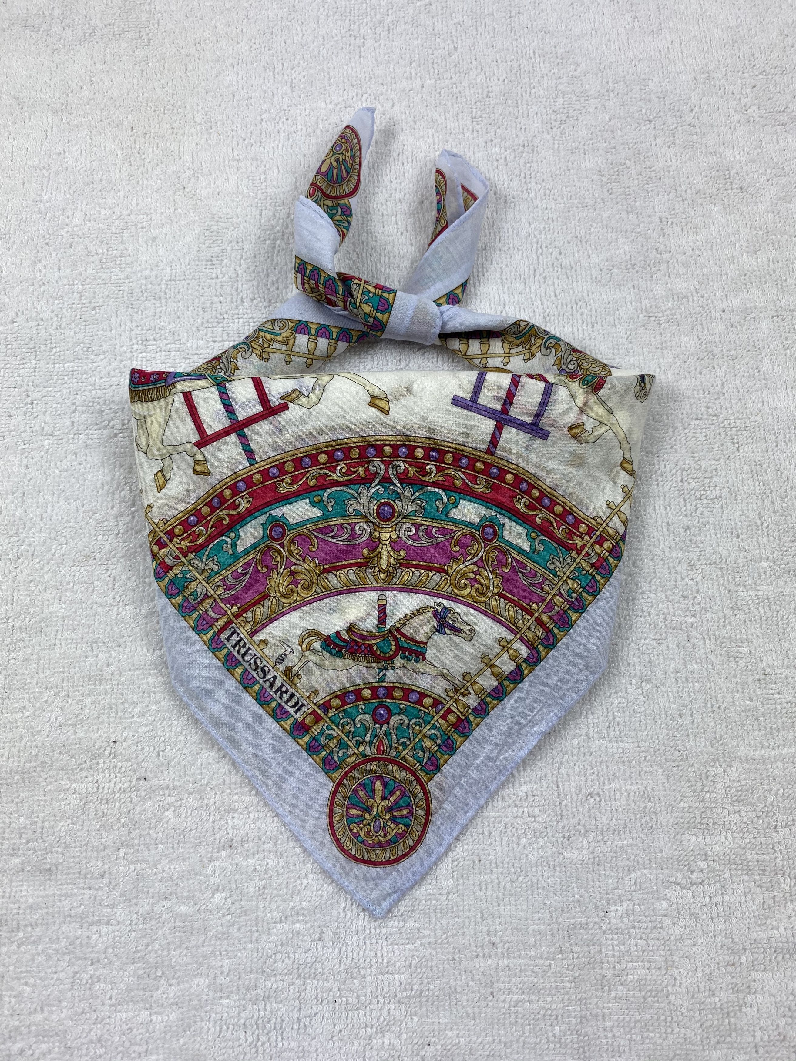 Trussardi × Vintage Trussardi Handkerchief / Bandana / Neckerchief Size ONE SIZE - 2 Thumbnail