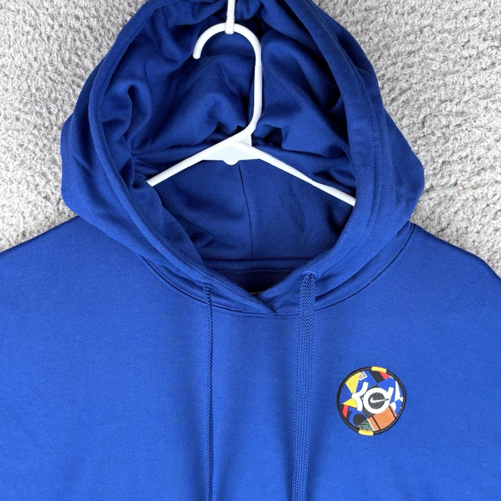 Nike Nike KD Kevin Durant Short Sleeve Hoodie Mens M Blue Basketball NBA Shirt Size US M / EU 48-50 / 2 - 2 Thumbnail