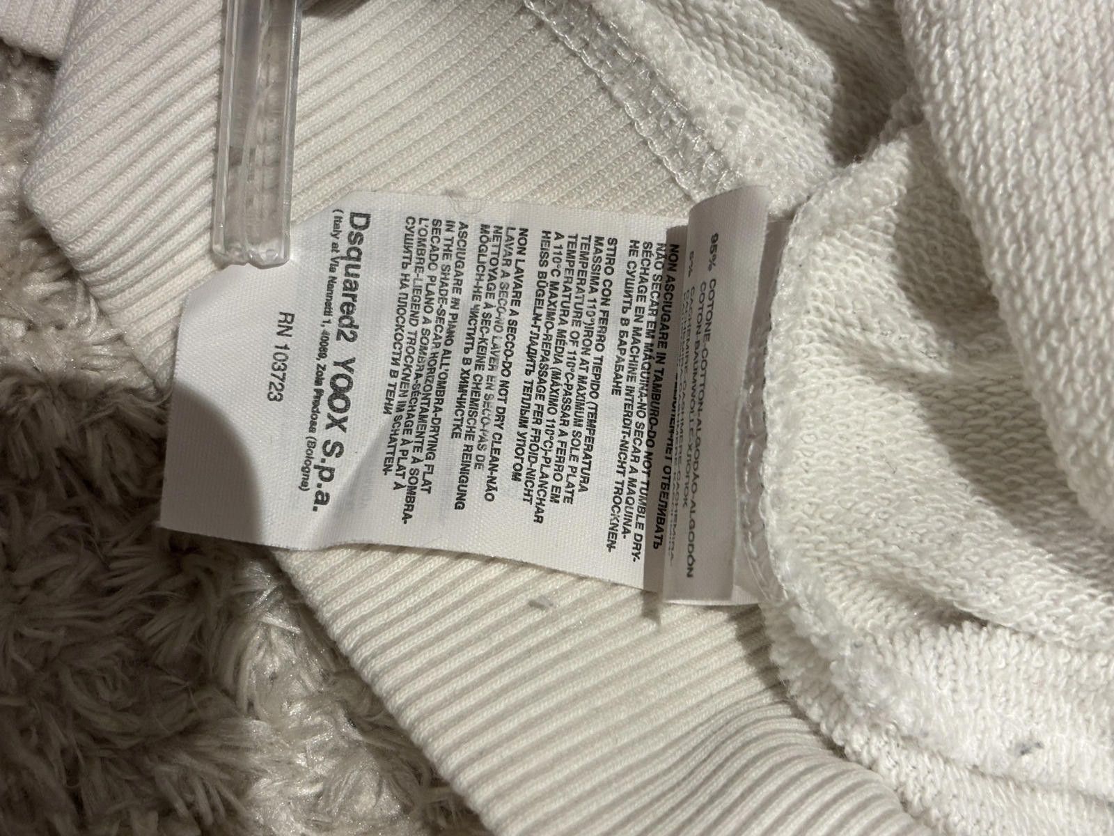 Dsquared2 Dsquared2 - White Printed Crewneck Sweatshirt Size US M / EU 48-50 / 2 - 7 Thumbnail