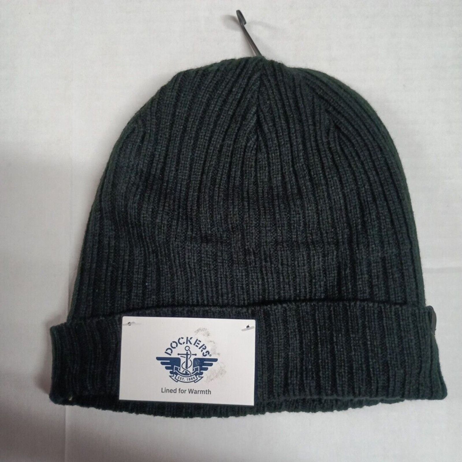 Dockers Dockers Beanie Men's One Size Fits Black Fleece Lined Sherpa Size ONE SIZE - 1 Thumbnail
