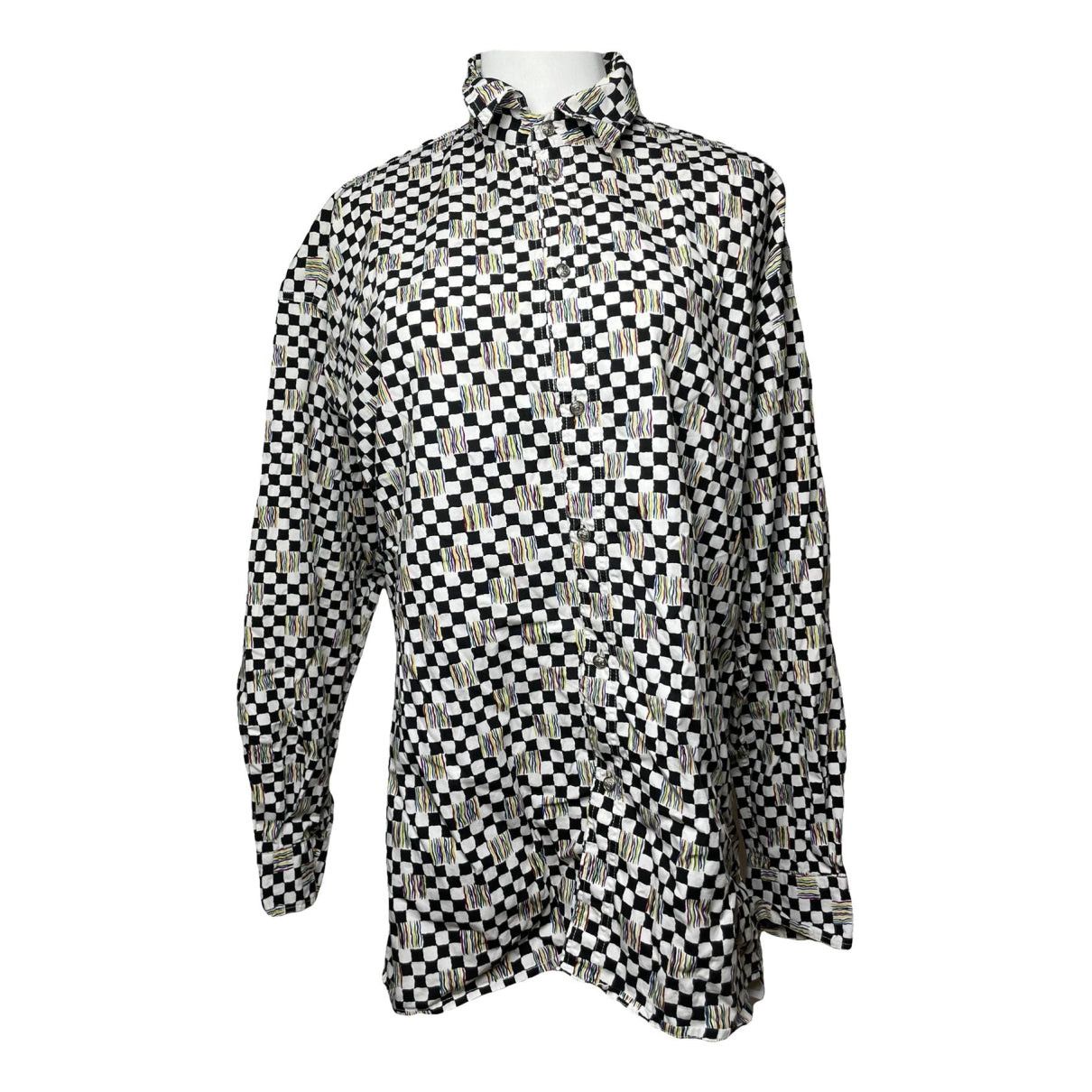 Versace Jeans Couture Black Cotton Shirt Size M / US 6-8 / IT 42-44 - 1 Thumbnail