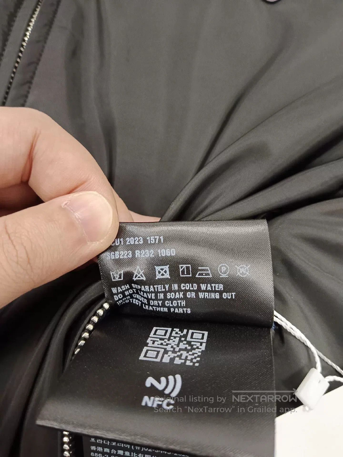 Prada Prada Reversible Triangle Logo Long Sleeve Jacket. Size US L / EU 52-54 / 3 - 6 Thumbnail
