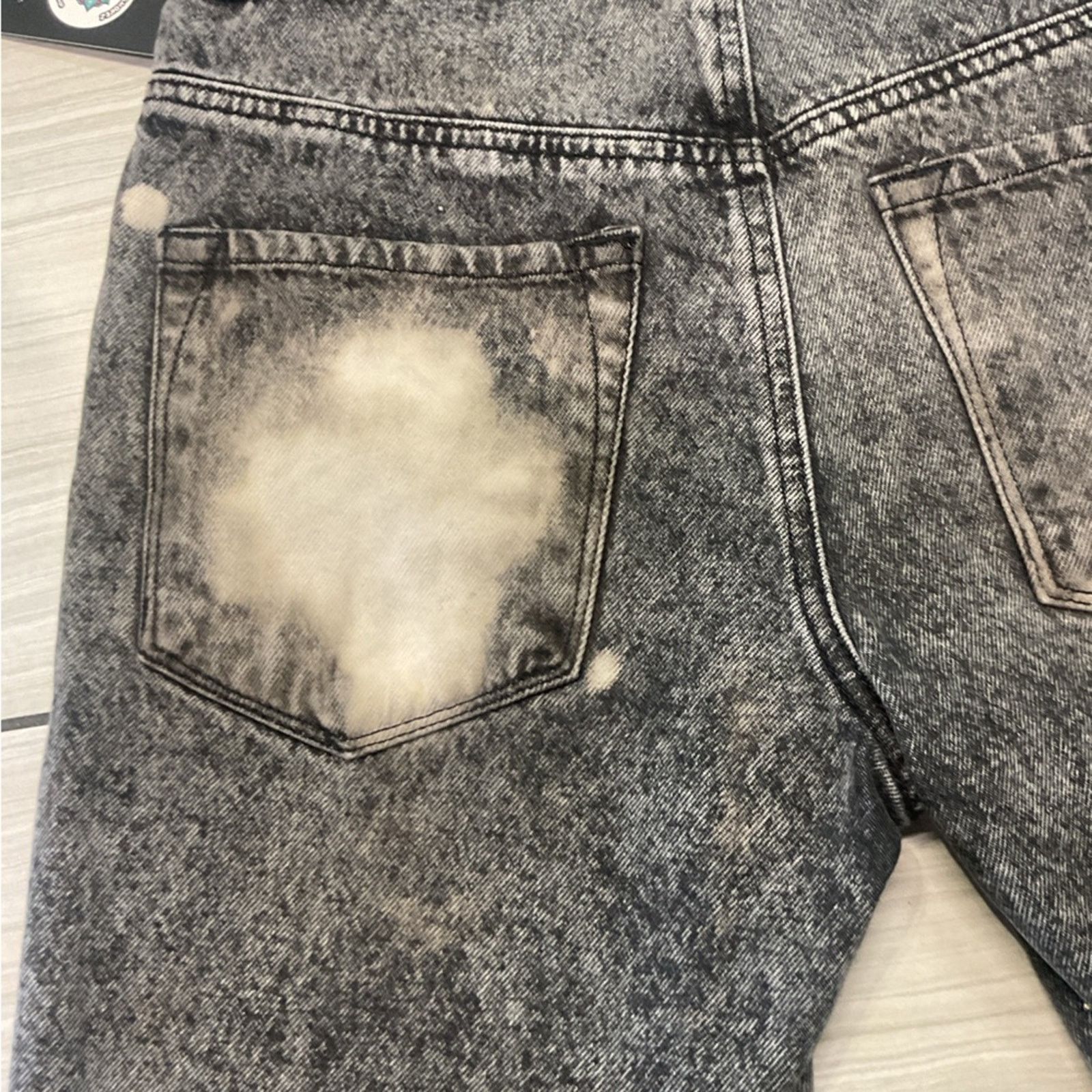 Vintage Empyre Grunge Bleach-Dye Skater Denim Shorts Size 29" - 8 Thumbnail