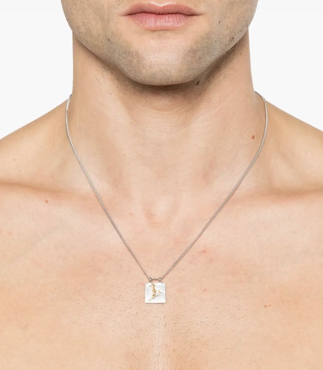 Tom Wood Necklace with mined cube diamond & 18kt gold pendant Size ONE SIZE - 7 Thumbnail