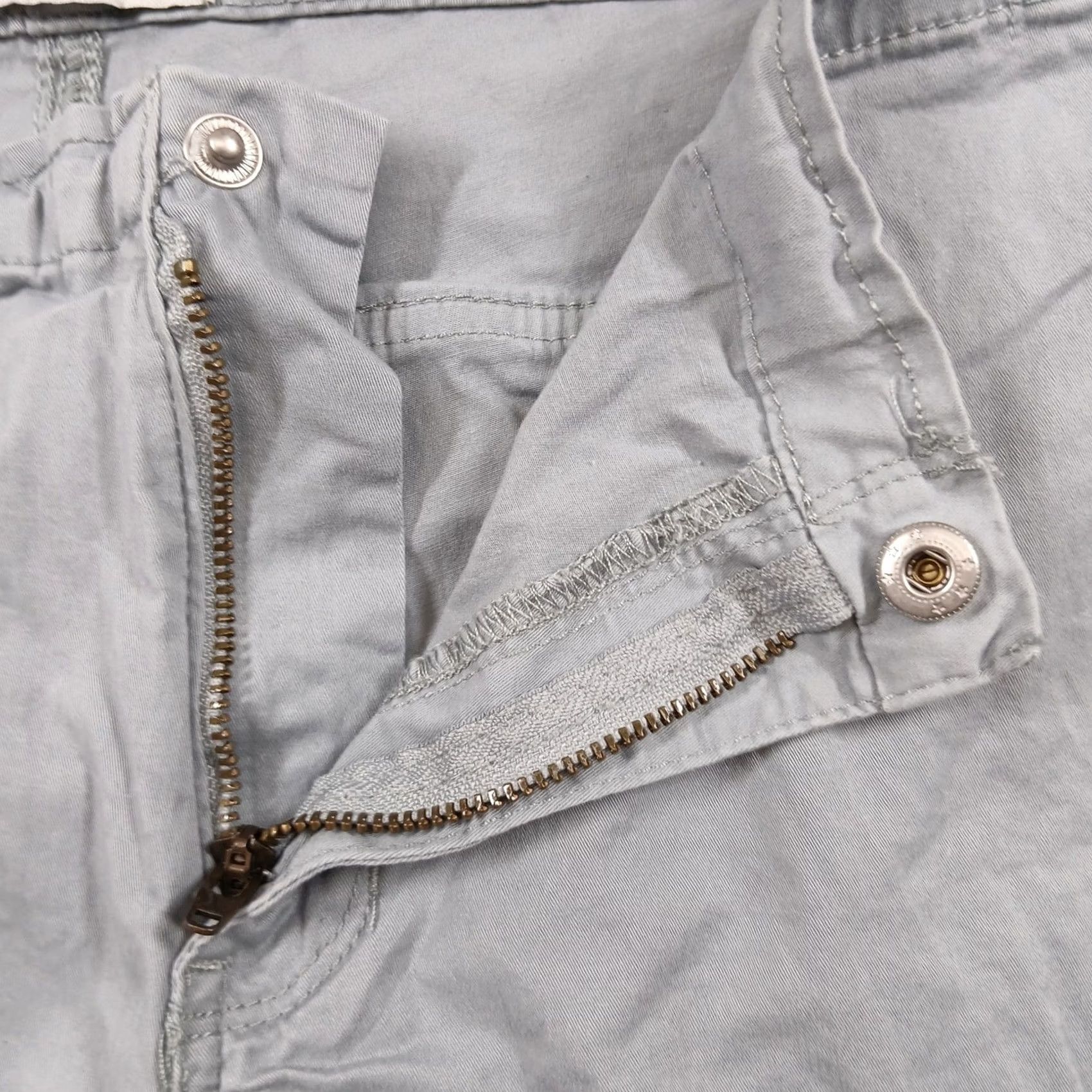 Pacsun PacSun Grey Parachute Cargo Pants XS Gorpcore Baggy Adjustable Womens Size 26" / US 2 / IT 38 - 7 Thumbnail