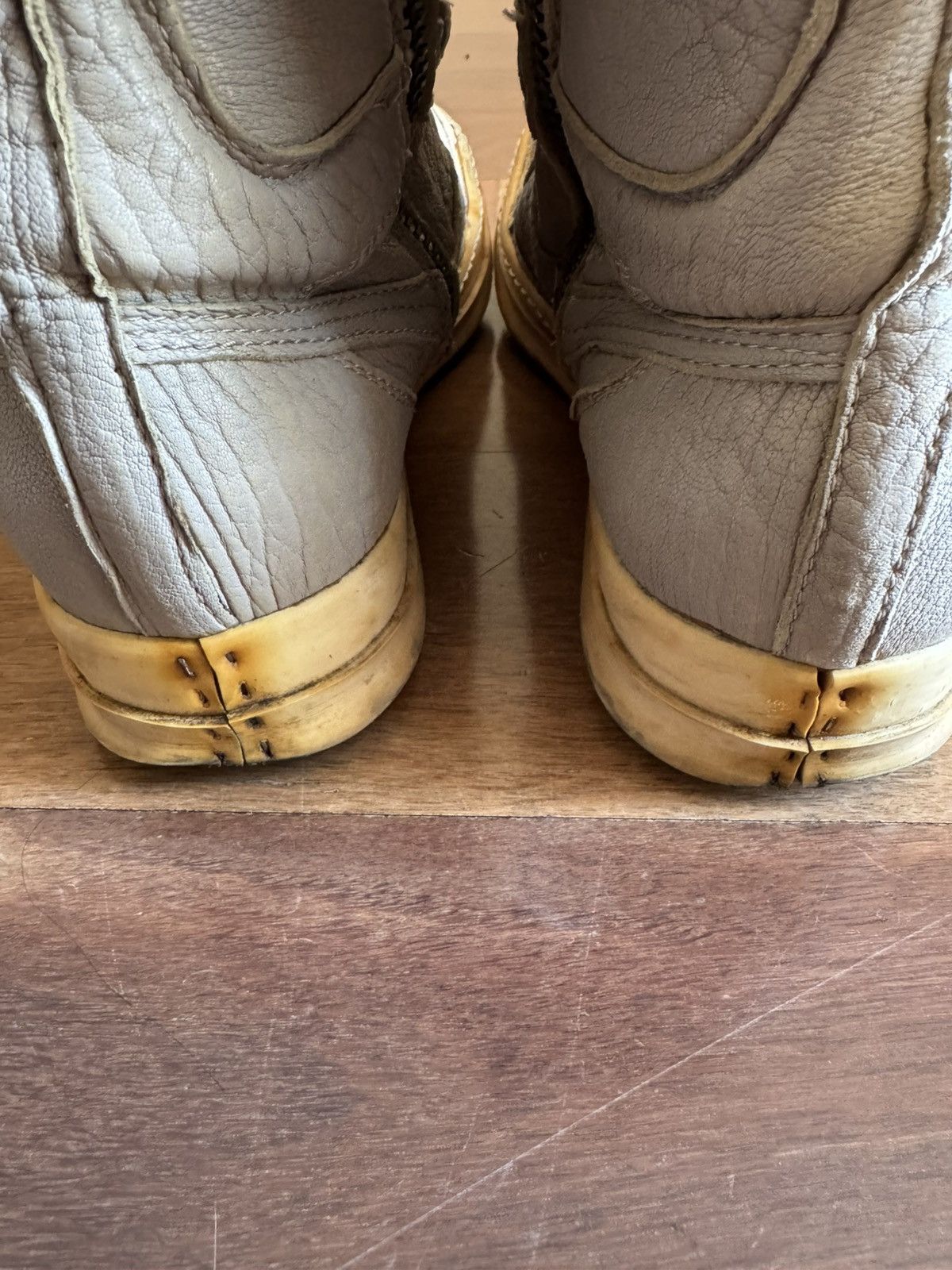 Rick Owens Rick Owens FW06 “Dustulator” Grey Pigskin Dunks Size US 9.5 / EU 42-43 - 6 Thumbnail
