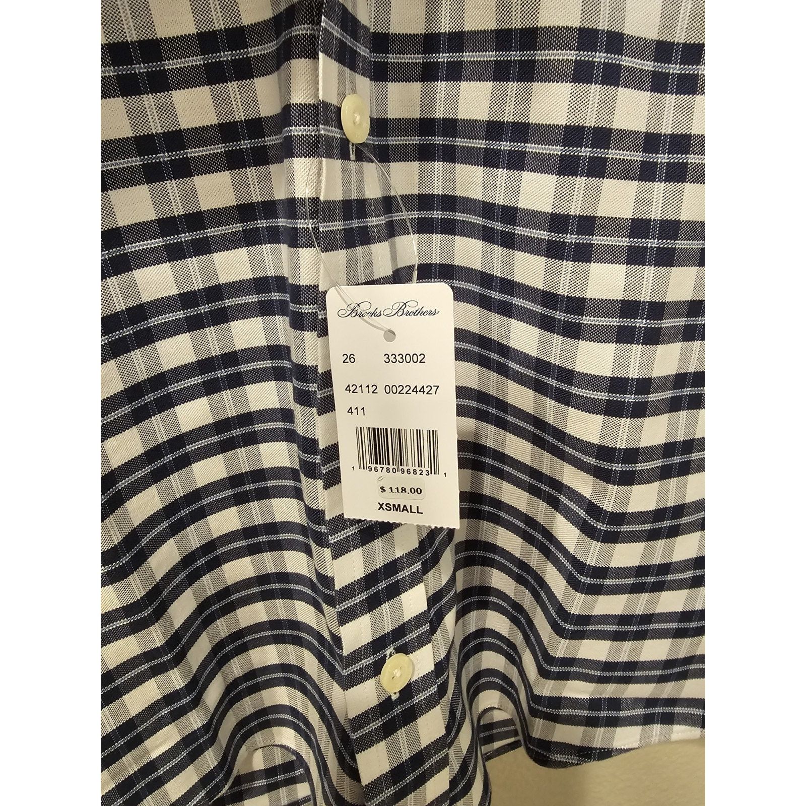 Brooks Brothers Brooks Brothers Long Sleeve Striped Shirt XS-Slim Size US XS / EU 42 / 0 - 5 Thumbnail