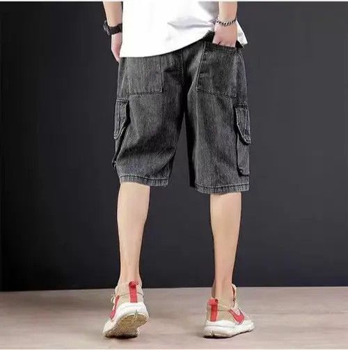 Japanese Brand Chiaki x ishi Street Hip Hop Vintage Loose Fit Denim Shorts Size US 32 / EU 48 - 6 Thumbnail