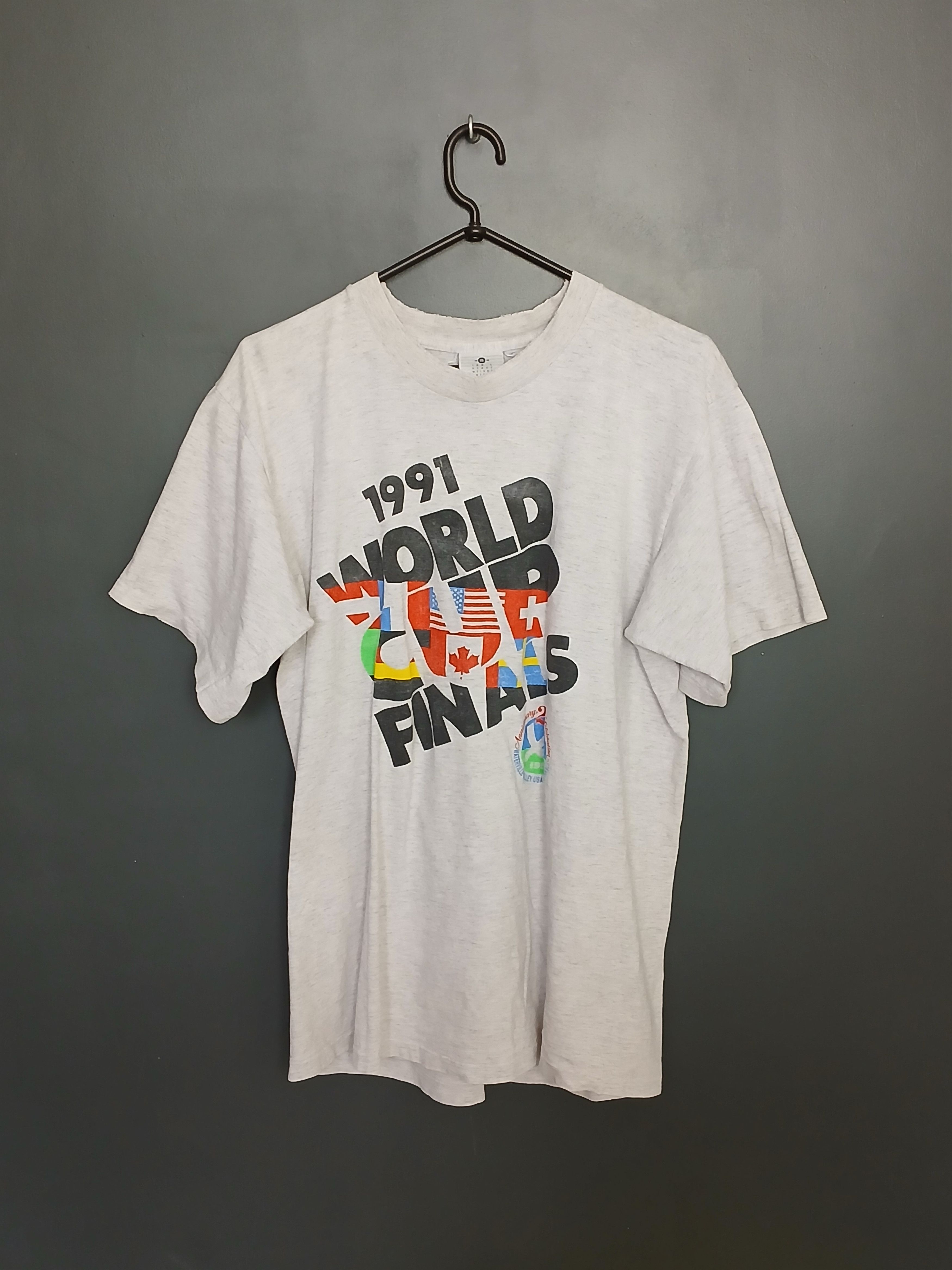 Vintage Vintage 1991 Alpine Ski World Cup USA T-Shirt Size US XL / EU 56 / 4 - 1 Thumbnail