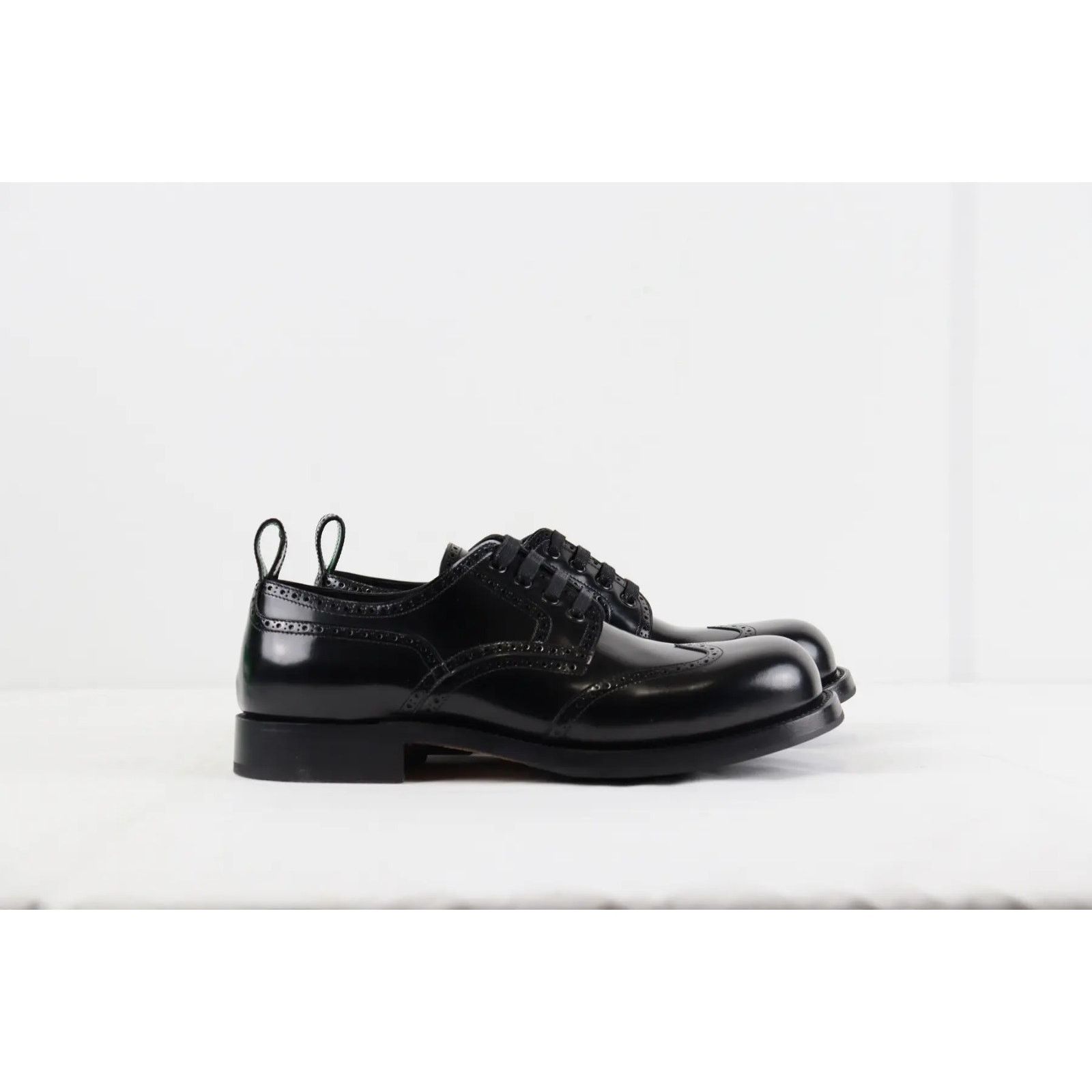 Bottega Veneta o1rshd Lace Up Leather Boots in Gloss Vinyl in Black Size US 9 / EU 42 - 5 Thumbnail