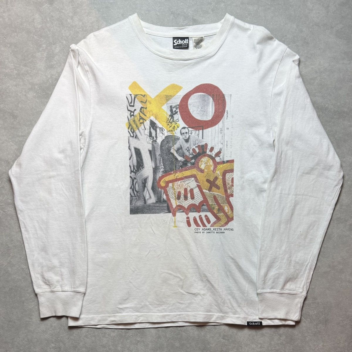 Schott Vintage Schott x Keith Haring Longsleeve T Shirt Size US M / EU 48-50 / 2 - 1 Thumbnail