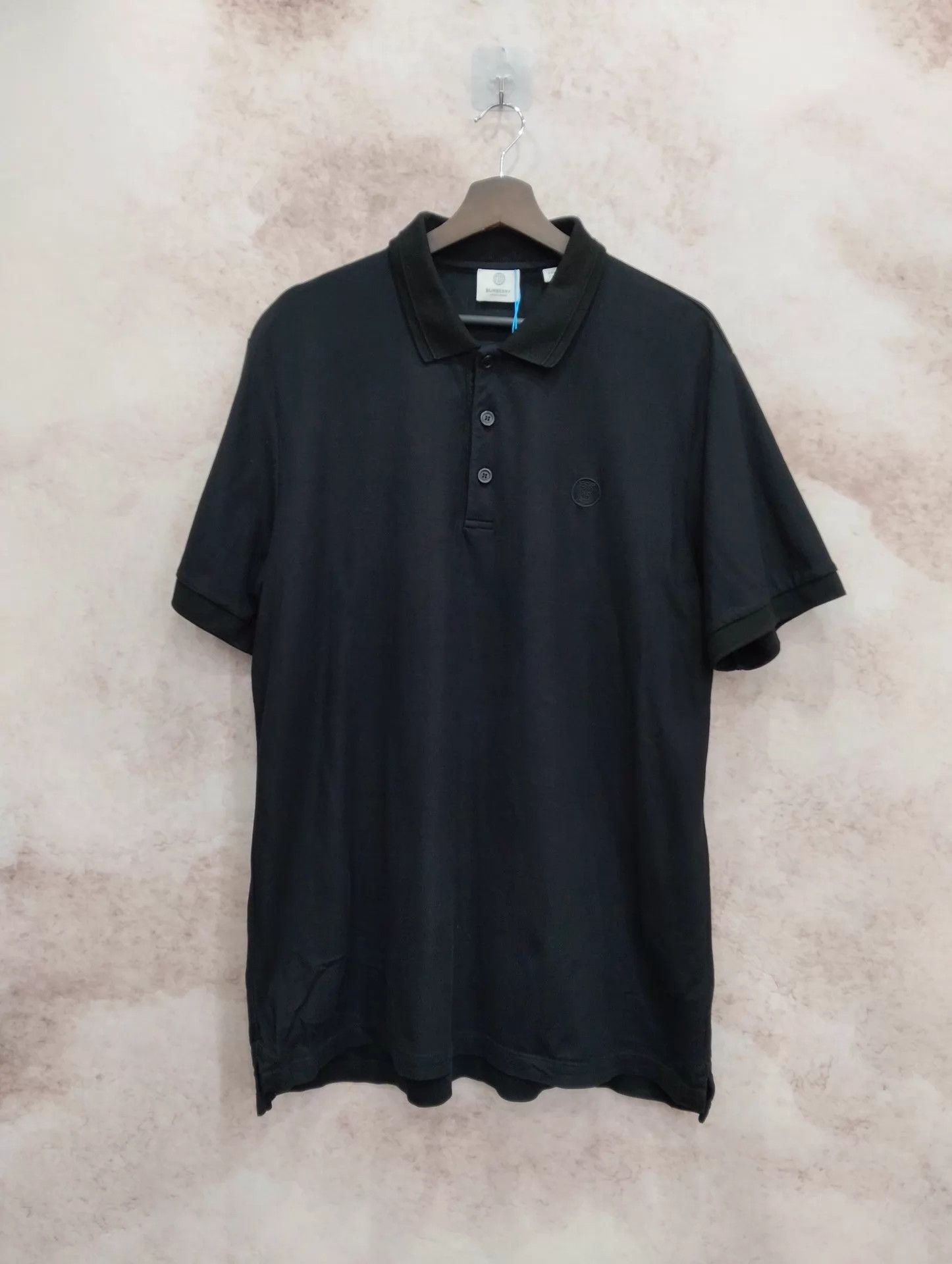 Burberry Burberry Black Short-Sleeve Polo XXL Size US XXL / EU 58 / 5 - 1 Thumbnail