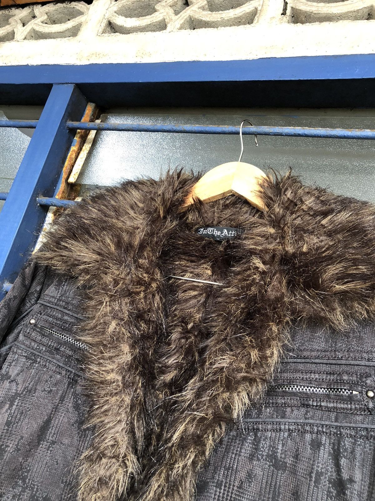 If Six Was Nine Rare❗️In The Attic Bondage Fur Punk Jacket Size US L / EU 52-54 / 3 - 10 Thumbnail
