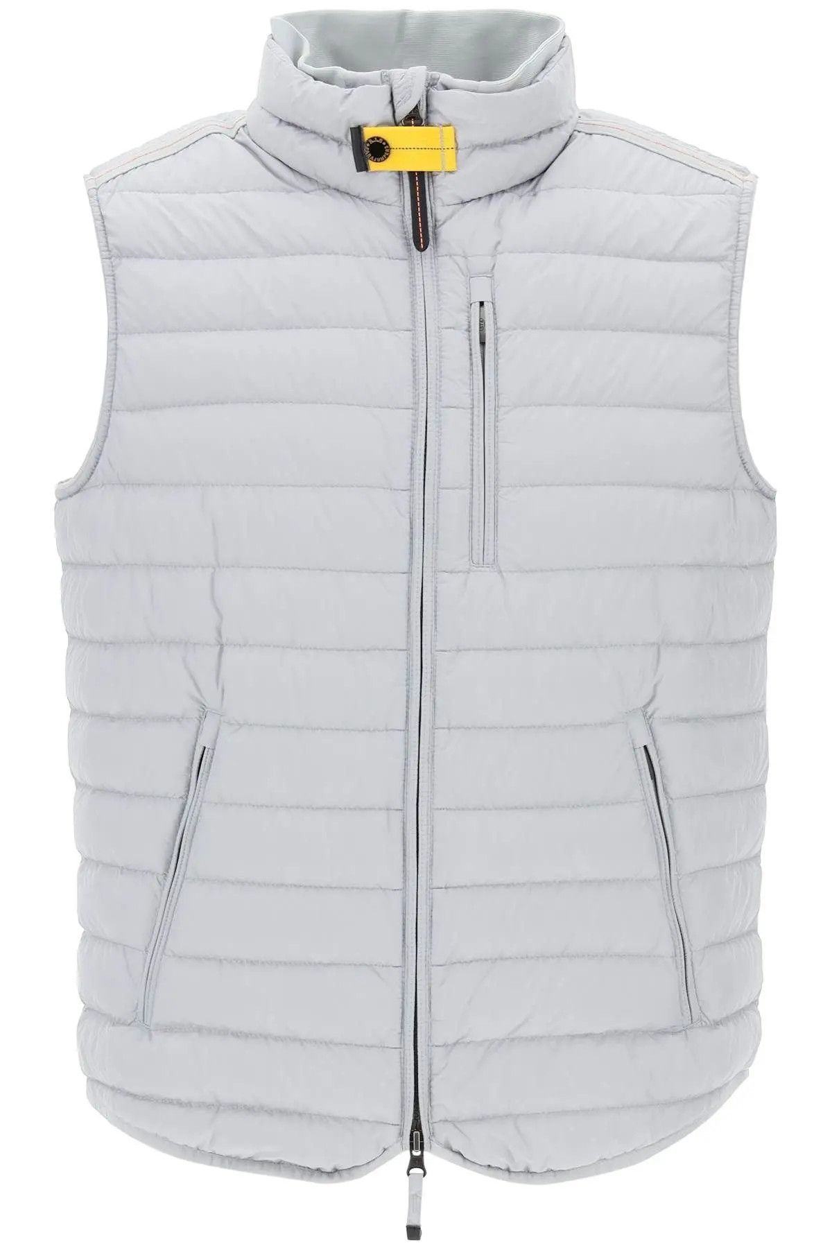 Image of Parajumpers O1S22I1N0324 Ly Padded Sleeveless Down Vest In Grey, Men's (Size Small)