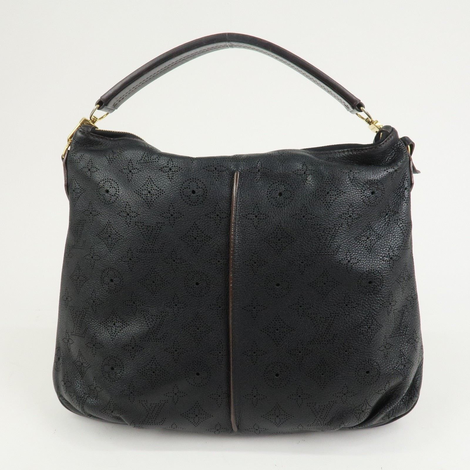 Louis Vuitton Louis Vuitton Mahina Selene MM Leather Shoulder Bag Black Size ONE SIZE - 2 Thumbnail