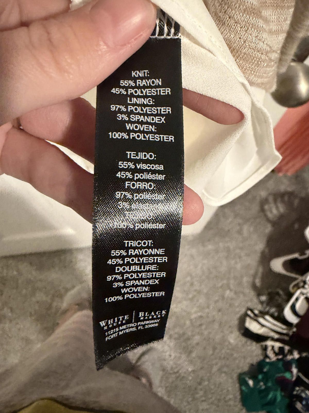Other White House Black Market Brown and Cream Layered V-Neck Med Size M / US 6-8 / IT 42-44 - 5 Thumbnail