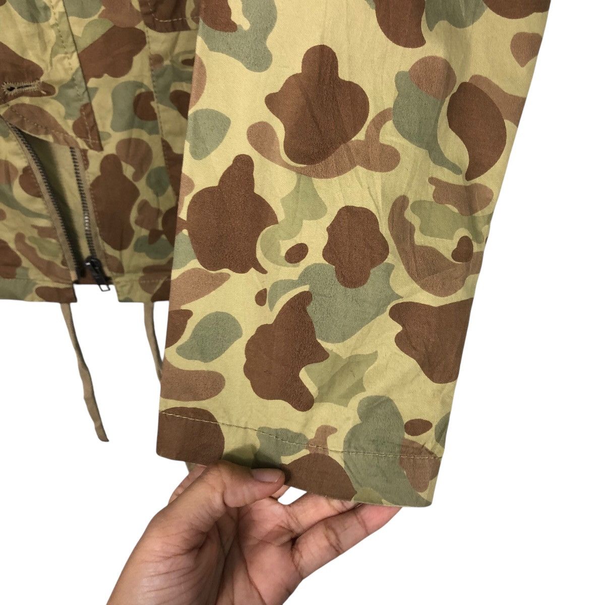 Japanese Brand 📌Vintage Chore Biker Jacket Frog Skins Design Camouflage Size US M / EU 48-50 / 2 - 17 Thumbnail
