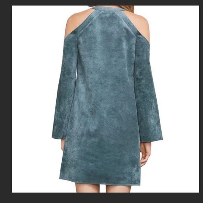 Bcbgmaxazria BCBGMaxAzria | Laguna faux suede cold shoulder dress | XXS Size XXS / US 00 / IT 34 - 2 Thumbnail