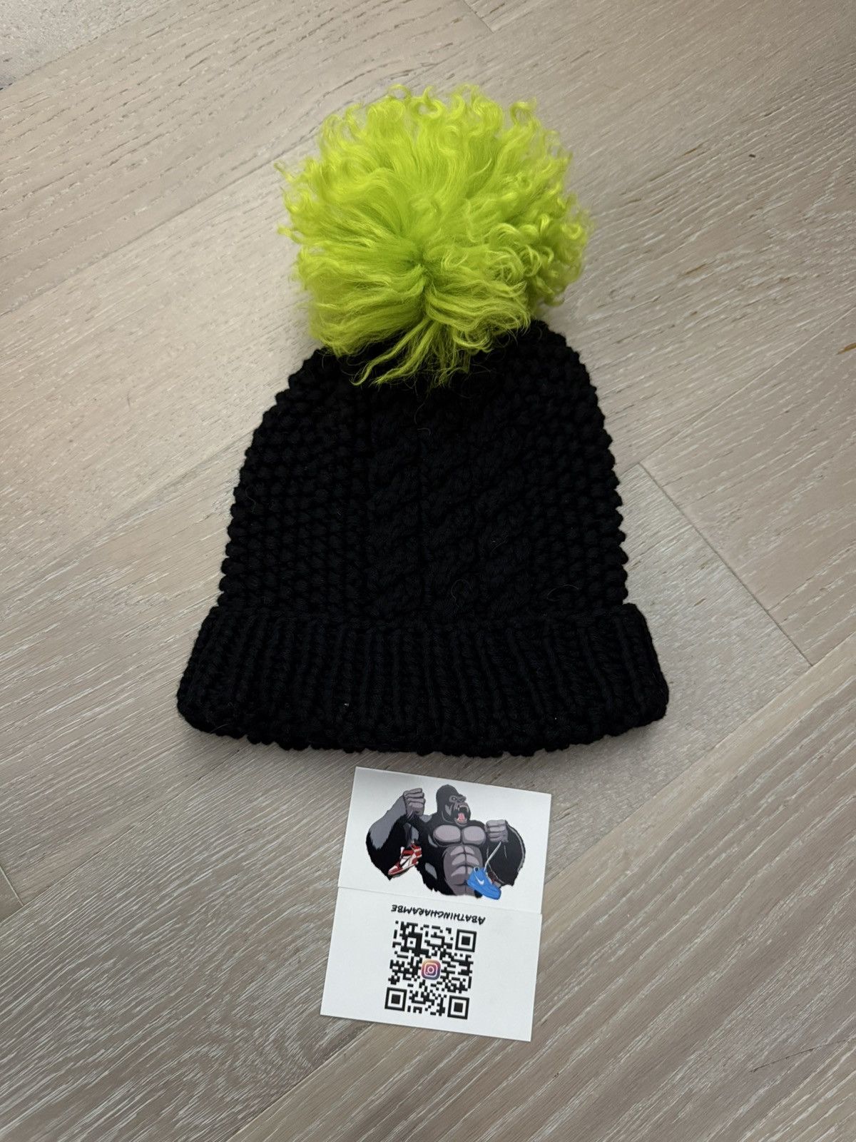 Chrome Hearts Chrome Hearts Matty Boy Cashmere Patch Beanie Pink Size ONE SIZE - 5 Thumbnail