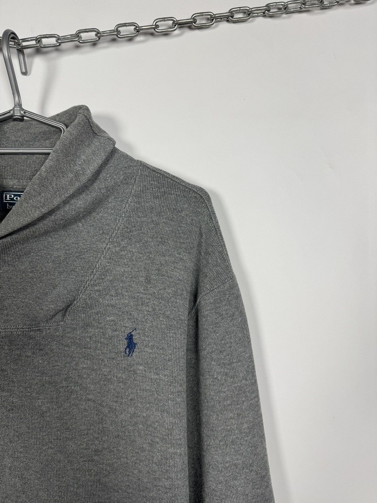 Polo Ralph Lauren Vintage Polo Ralph Lauren Shawl Collar Sweater Pullover Sz L Size US L / EU 52-54 / 3 - 2 Thumbnail
