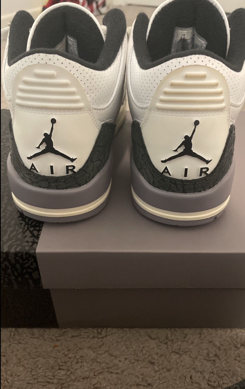 Jordan Brand Cement grey 3s Size US 8.5 / EU 41-42 - 4 Thumbnail