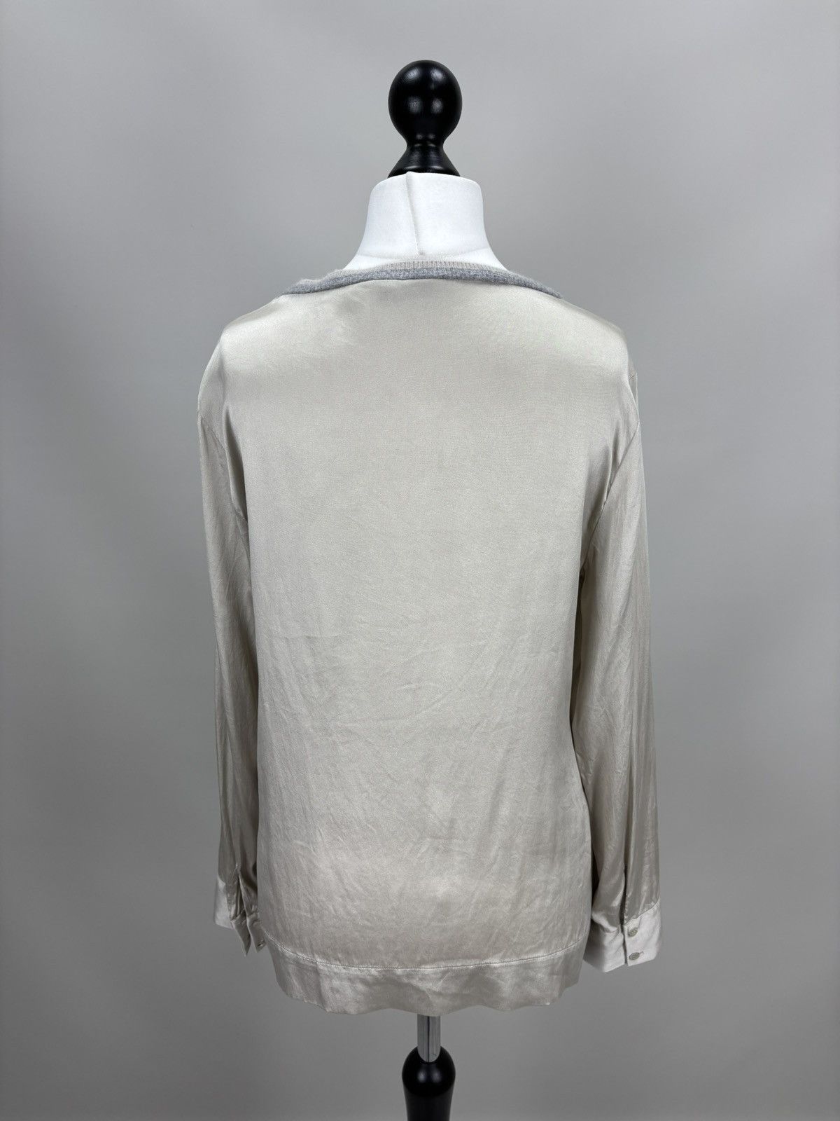 Peserico Womens blouse Peserico Size 46 Color Gray Size L / US 10 / IT 46 - 6 Thumbnail