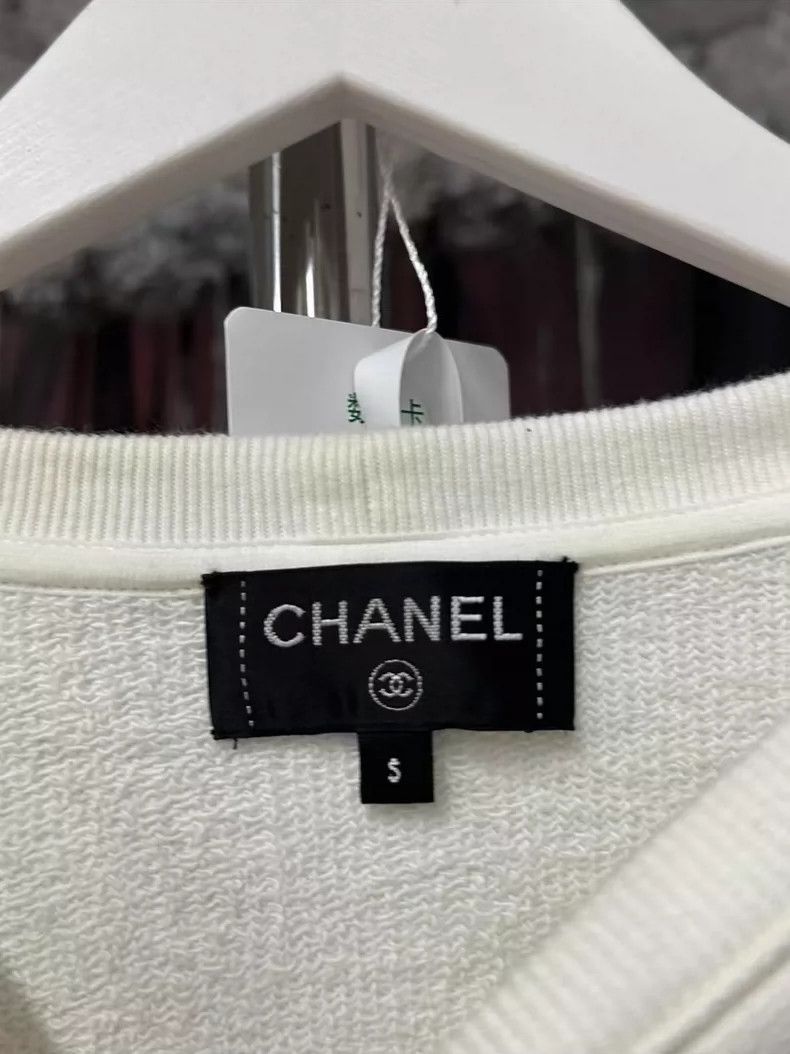 Chanel Chanel Black gold mountain camellia tweed decorative sweat Size S / US 4 / IT 40 - 7 Thumbnail