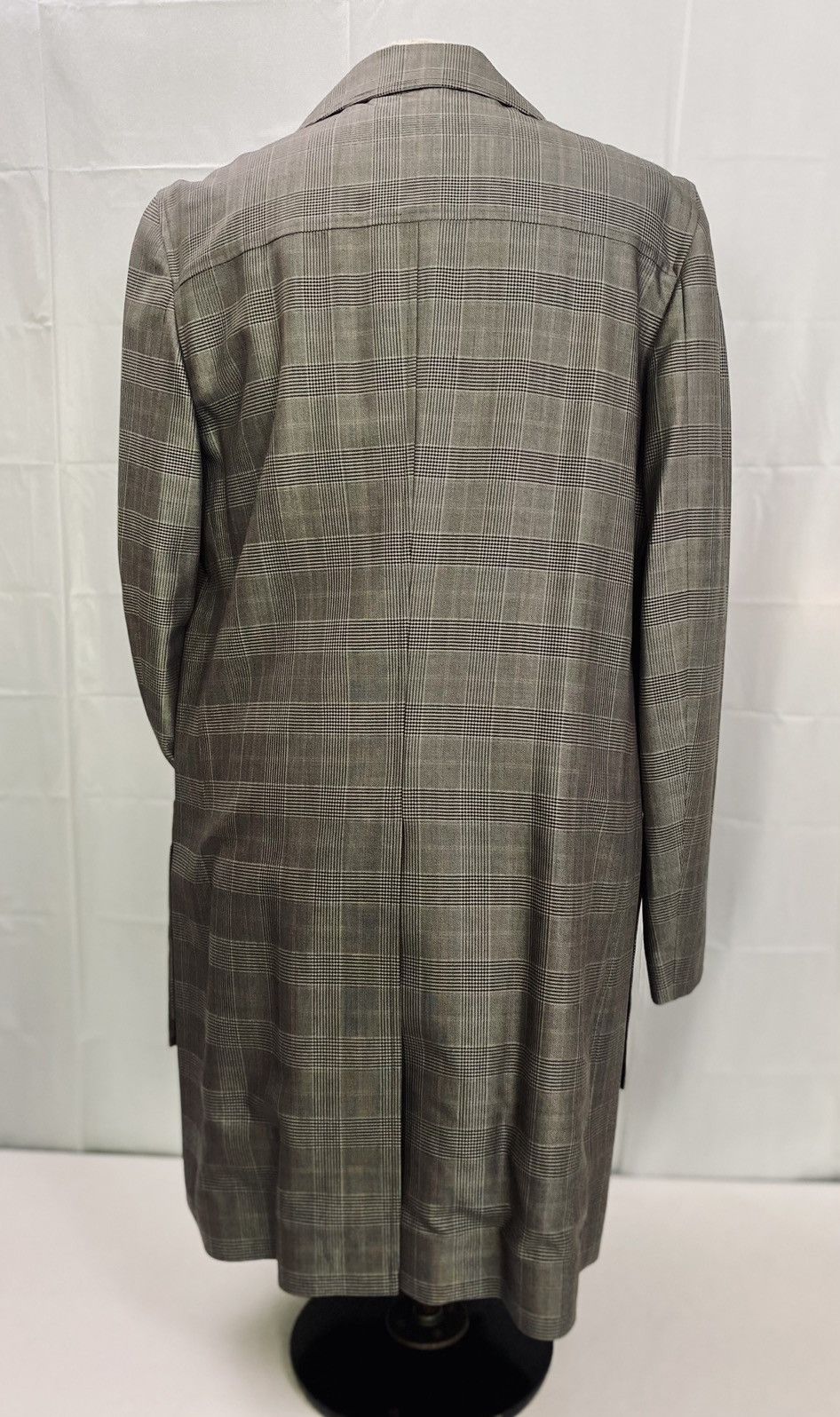 Maison Margiela MM 🇮🇹 Sharkskin Wool Detectives Pkt Overcoat 52 vintage nwt Size US L / EU 52-54 / 3 - 4 Thumbnail