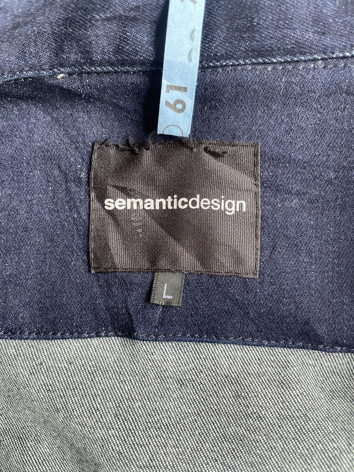 Japanese Brand Japanese Brand Semantic Design Denim Jacket Size US L / EU 52-54 / 3 - 5 Thumbnail