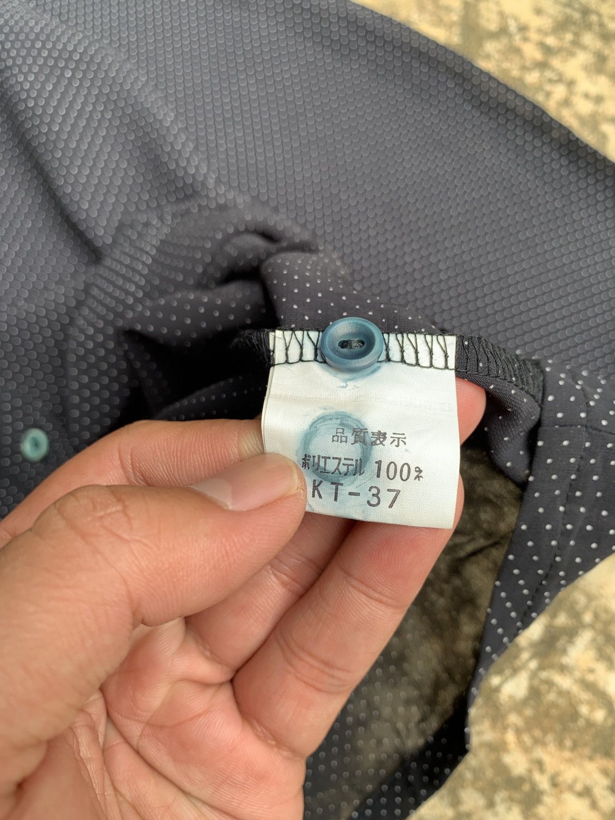 Japanese Brand Japanese Brand Trim Embroidery Mikro Polkadot Silk Shirt Size L / US 10 / IT 46 - 9 Thumbnail