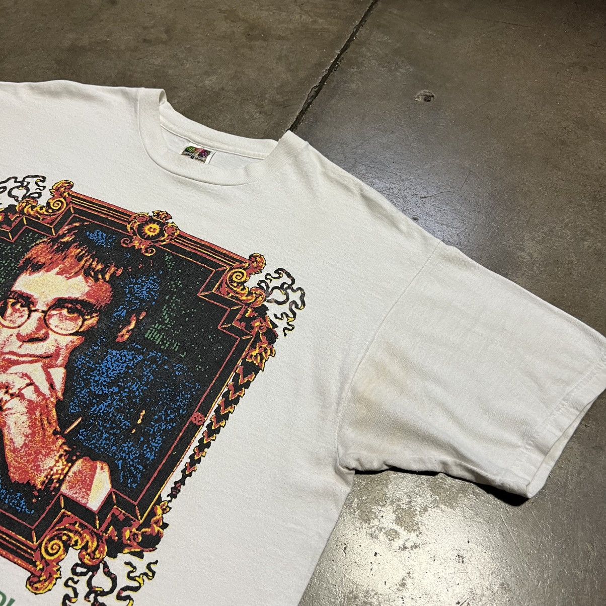 Band Tees Vintage Elton John The Big Picture Tour Band Tee Merch 90s Size US XL / EU 56 / 4 - 6 Thumbnail