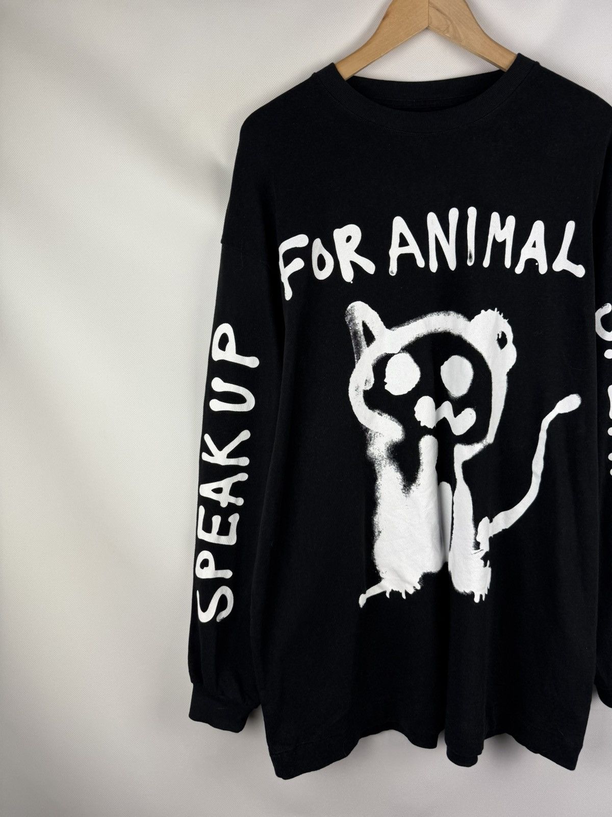 H&M Co-exist Story For Animal Graphic Print Oversized T Shirt Size M / US 6-8 / IT 42-44 - 2 Thumbnail