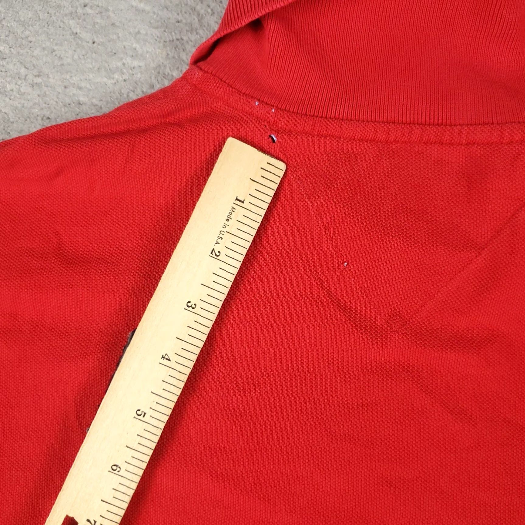 Tommy Hilfiger VINTAGE Tommy Hilfiger Polo Shirt Mens Large Red Casual Short Sleeve Shirt L Red Polo Mens Size US L / EU 52-54 / 3 - 6 Thumbnail